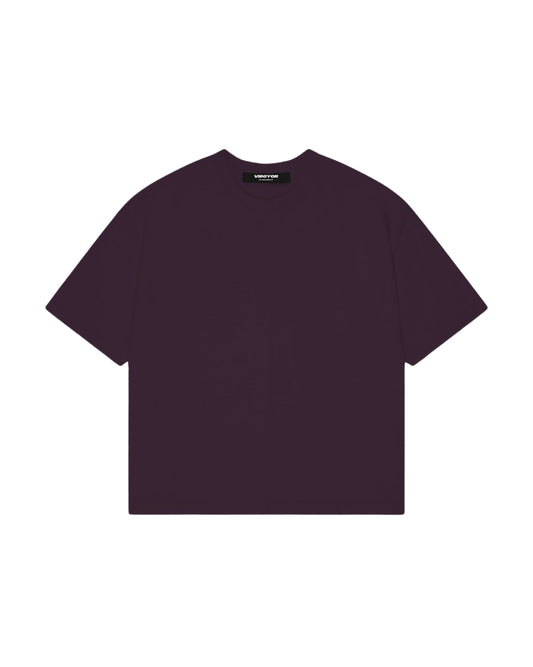 dark purple oversized tee