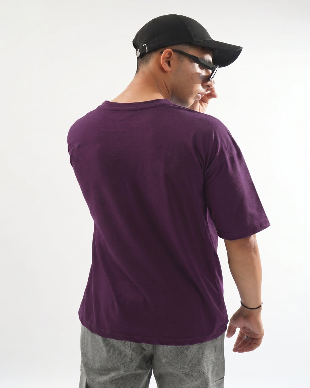 Premium Oversized Tee - Purple