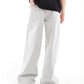 Steel Grey Baggy Wide-Leg Jeans