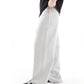 Steel Grey Baggy Wide-Leg Jeans