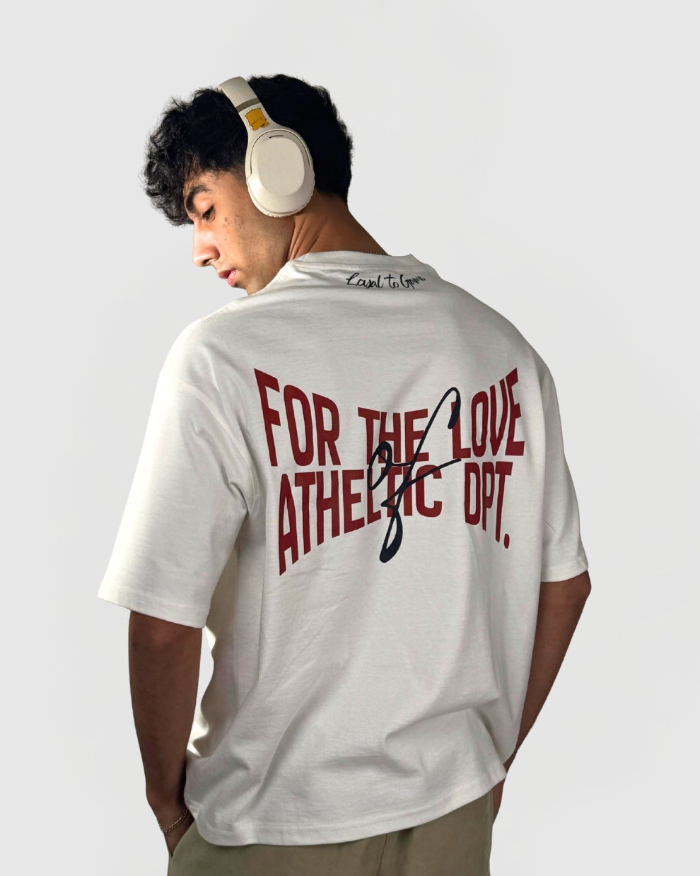 Athletic Dpt (White) - Oversized Tee