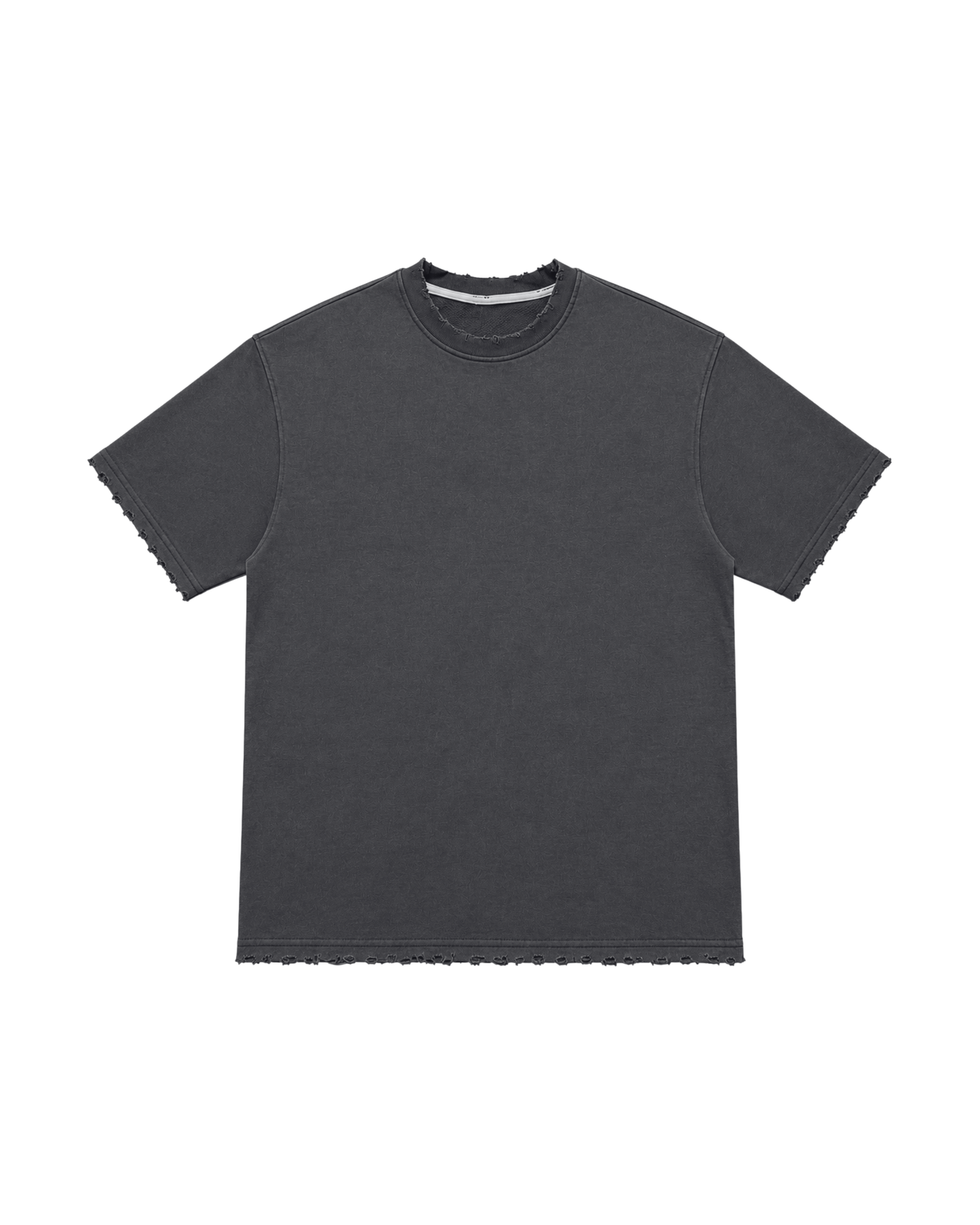 Damaged Grey Terry - Oversized Tee
