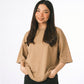 Oversized Tee - Light Khaki