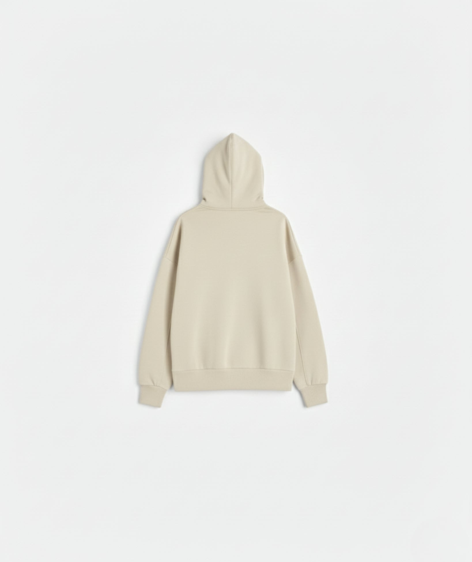 cream zipper hoodie oversized in Pakistan for women