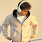 cream zipper hoodie oversized in Pakistan for women