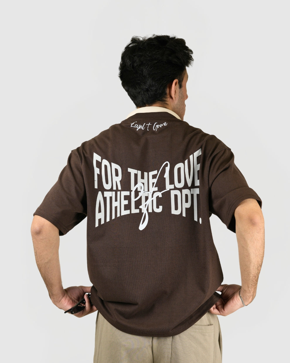 Athletic Dpt (Brown) - Oversized Tee
