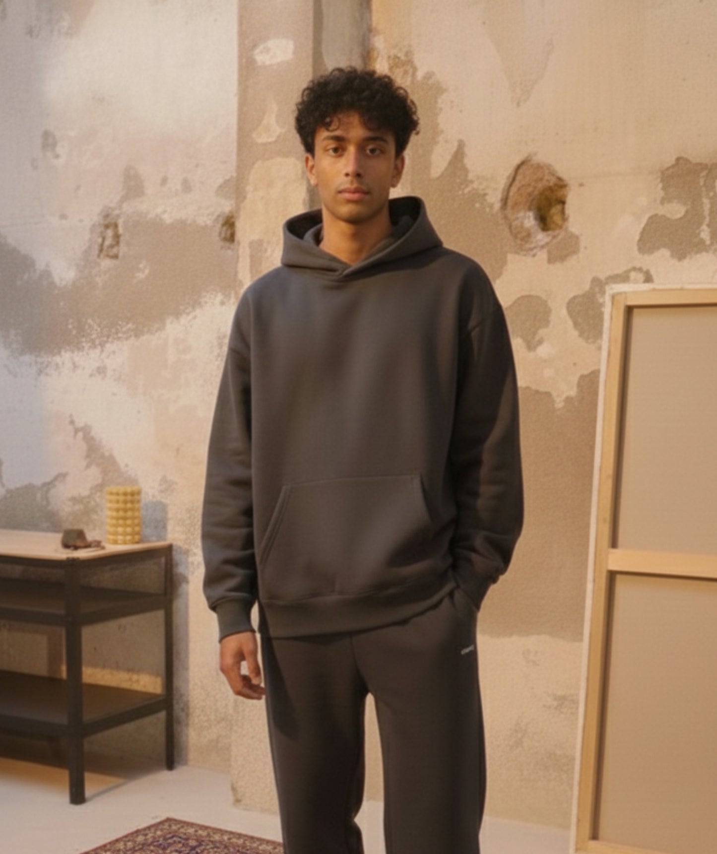 24/7 Grey Hoodie & Sweatpant Co-ord Set