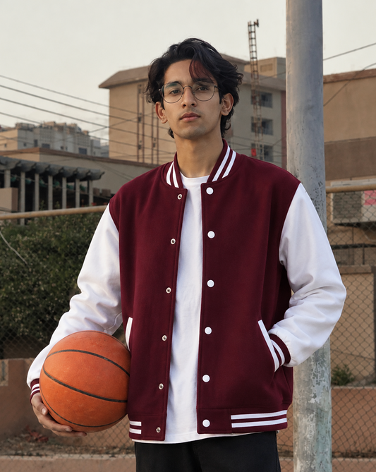 maroon varsity jacket in pakistan