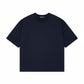 Navy blue oversized tee basic pakistan