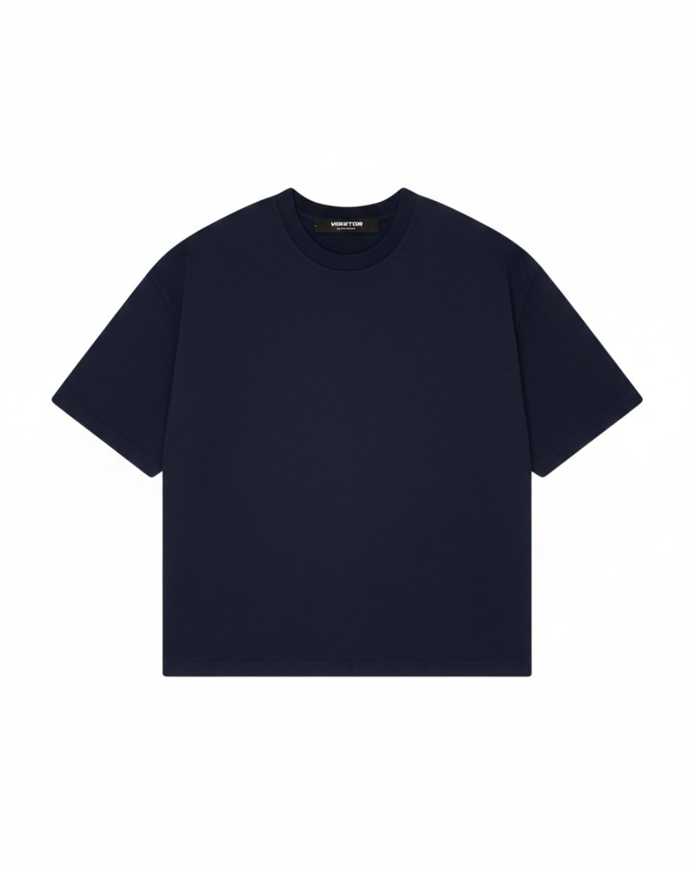 Navy blue oversized tee basic pakistan