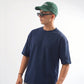 Oversized Tee - Navy