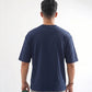 Oversized Tee - Navy