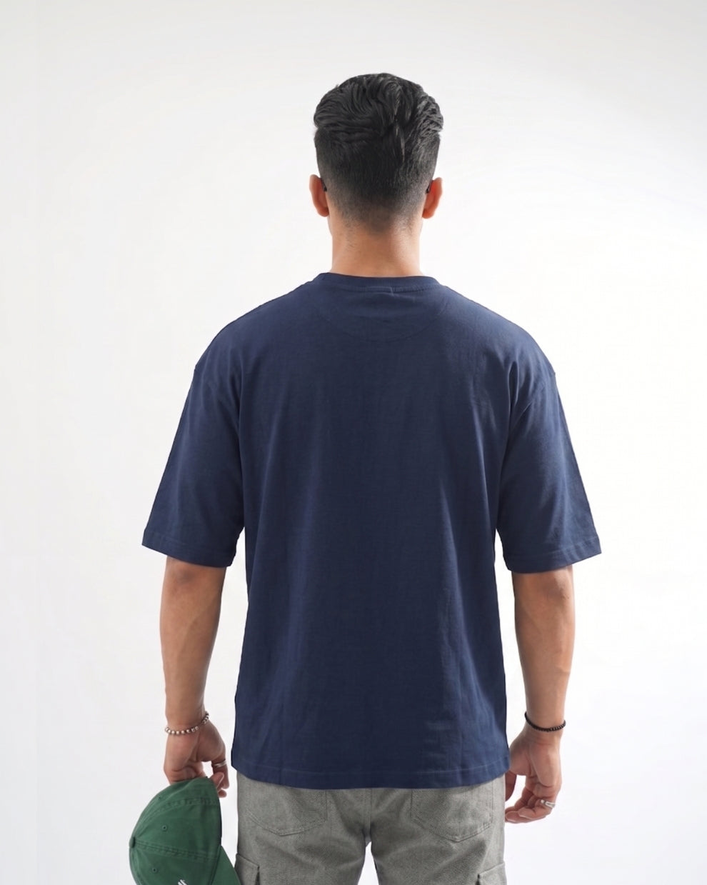Oversized Tee - Navy
