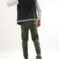 Men’s Regular Fit Cargo Trousers in Olive – Pakistan