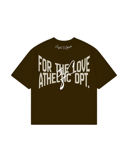 Athletic Dpt (Brown) - Oversized Tee