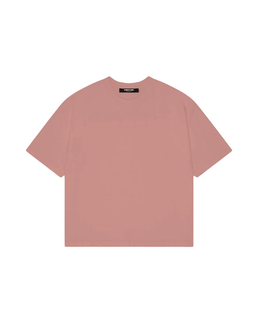 pink boxy oversized tshirt