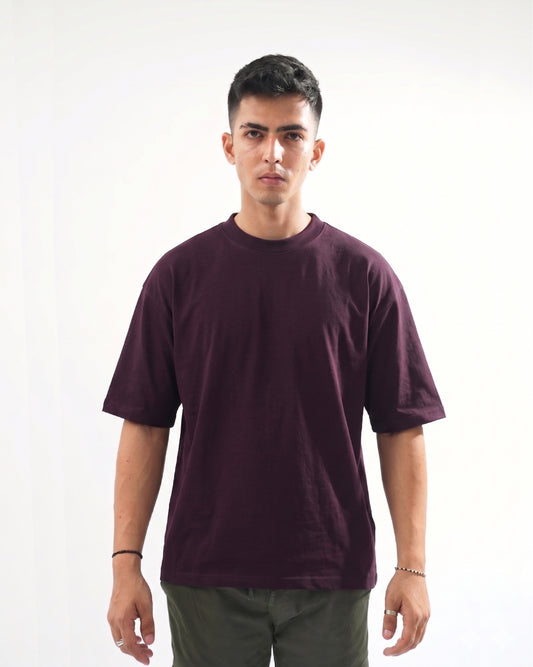 Premium Oversized Tee - Purple