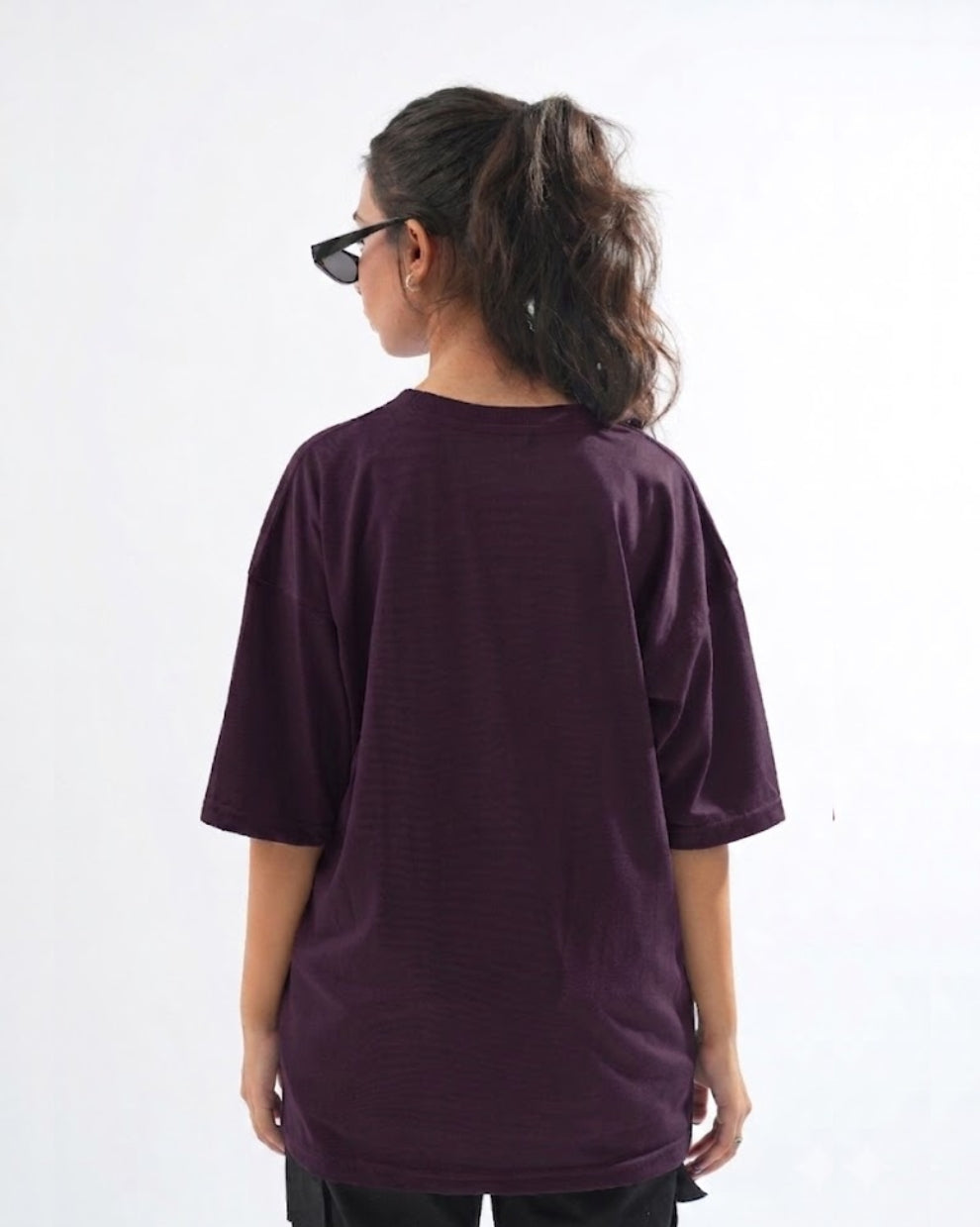 Premium Oversized Tee - Purple
