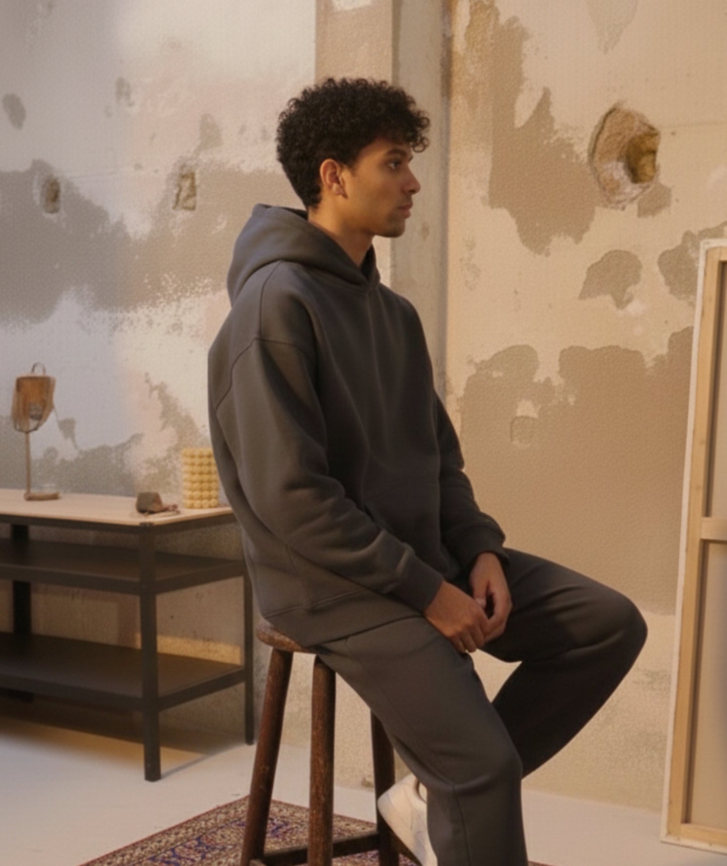 24/7 Grey Hoodie & Sweatpant Co-ord Set