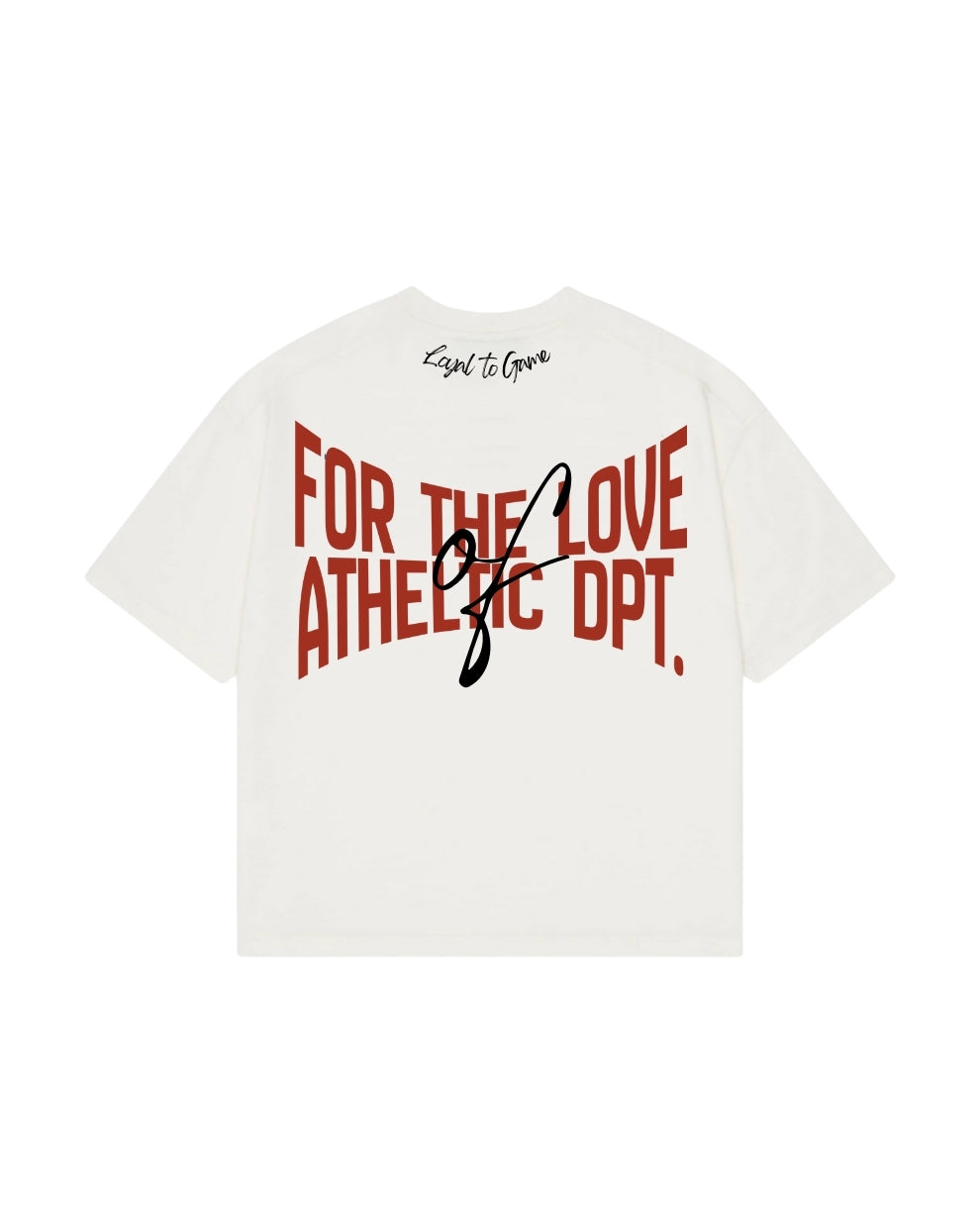 Athletic Dpt (White) - Oversized Tee