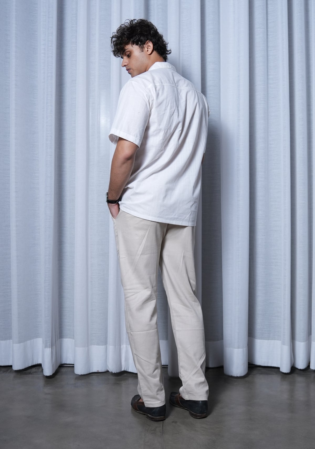 Coastline Linen Pants - Offwhite