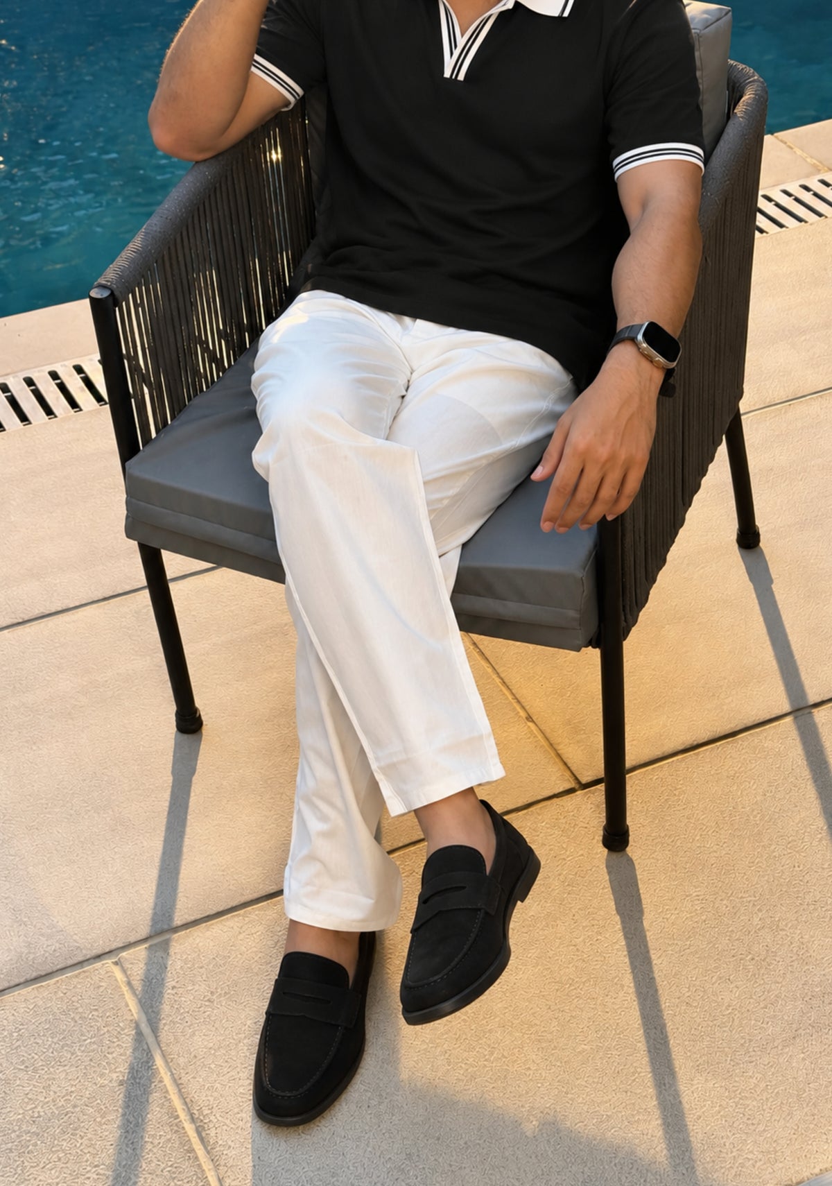 Coastline Linen Pants - White