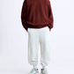 maroon oversized sweatshirt unisex