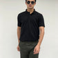 Black polo shirt for men