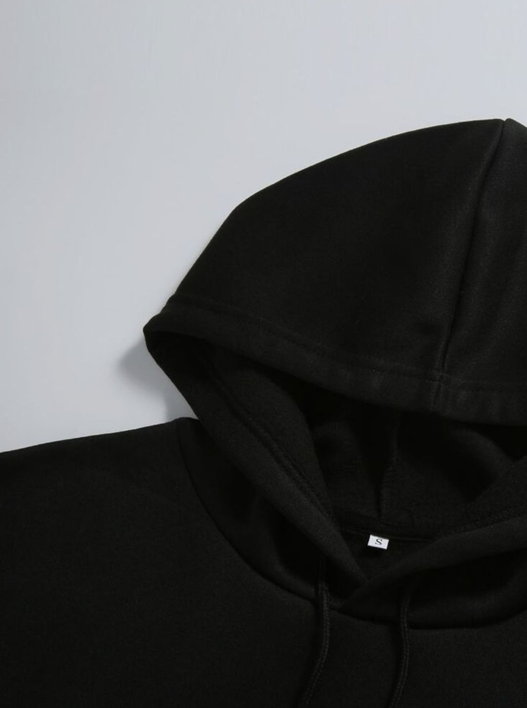 Black Oversized Hoodie – VIBGYOR