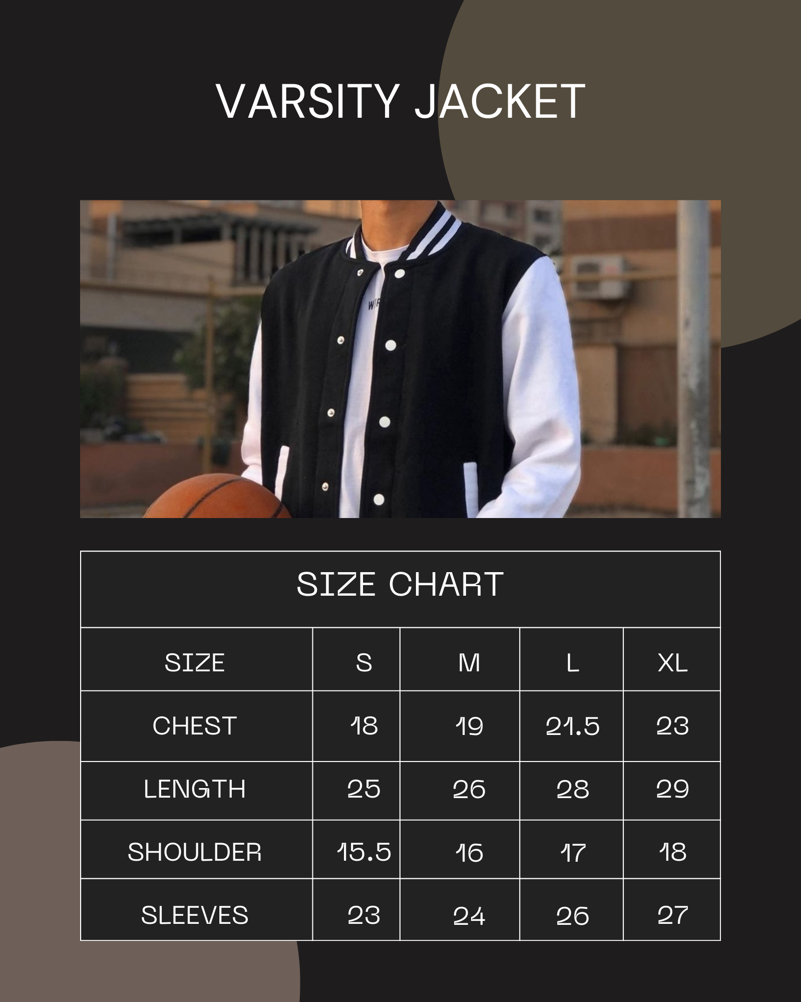Black - Varsity Jacket – VIBGYOR